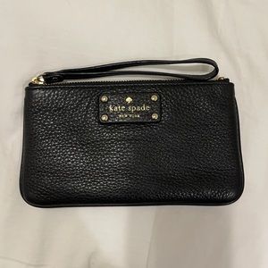 Kate Spade Black Wristlet